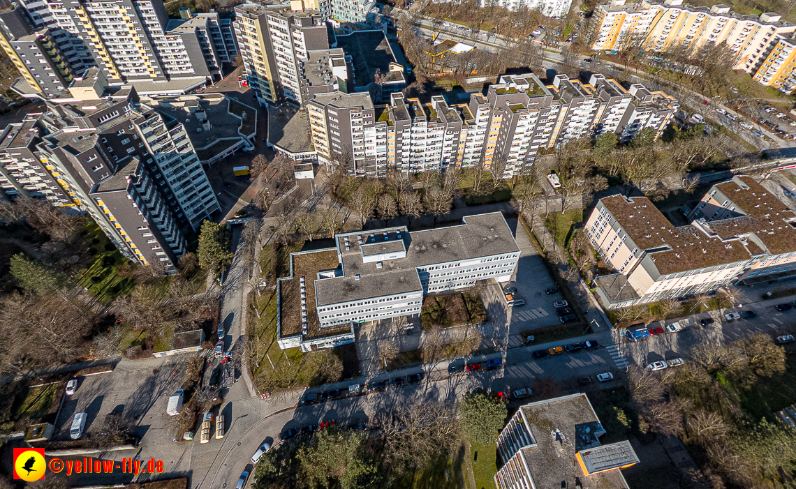 07.02.2023 - Luftbilder vom Marx-Zentrum und Umgebung in Neuperlache